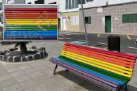 LGBTQ+ Pride bench restored after Nazi graffiti attack in Lanzarote