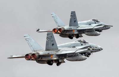 F-18 Jets to conduct joint military exercises in the Canary Islands