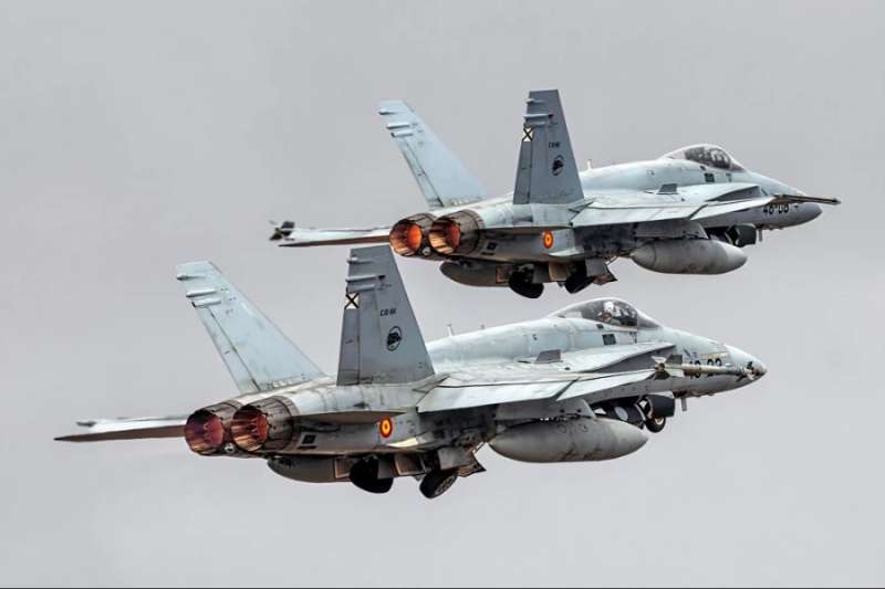F-18 Jets to conduct joint military exercises in the Canary Islands