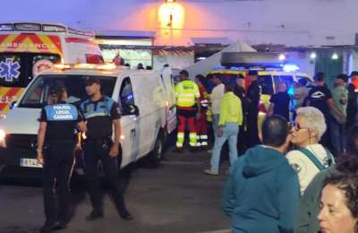 Elderly man chokes to death at the Los Dolores Festival
