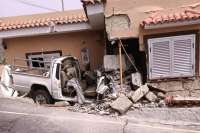 Car crashes into house in Tenerife