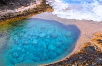 Fuerteventura’s hidden natural pool that only appears for two hours a day