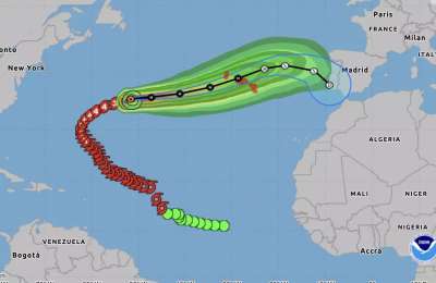 First Hurricane Gabrielle warnings issued