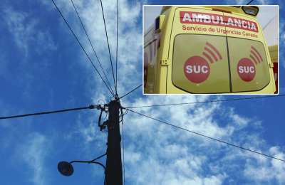 7-year-old boy and grandmother seriously injured by falling electricity pole