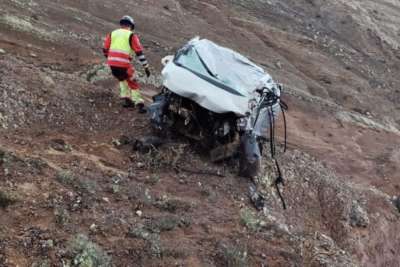 25-year-old man killed as car plunges 200 metres off cliff
