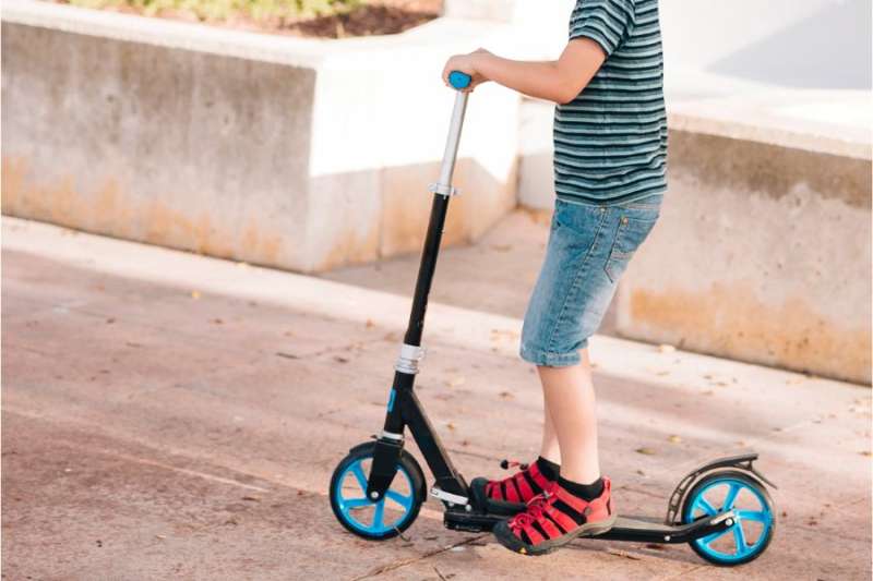 Police warn parents after 11-year-old caught on e-scooter without helmet