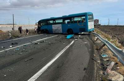 One dead and several injured in tragic car and bus crash in Gran Canaria