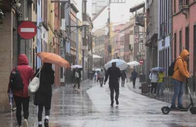 Yellow weather warning for rain on three Canary Islands this Friday