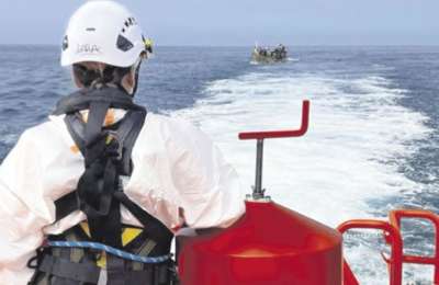 Surge in migrant arrivals as calm October seas bring back the larger boats