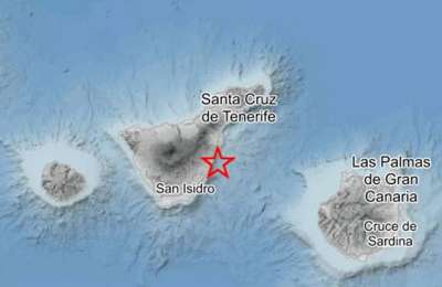 Another earthquake recorded off the southeast coast of Tenerife