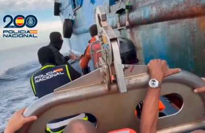 VIDEO: 4,000 kilos of cocaine seized on cargo ship near the Canary Islands after DEA tip-off