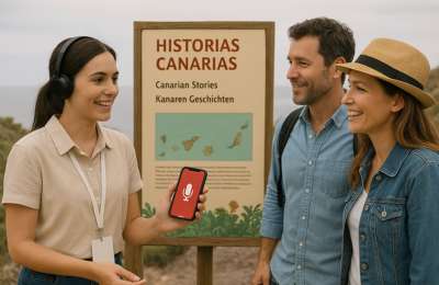 Multilingual islands: How audio translation makes Canarian stories accessible to visitors