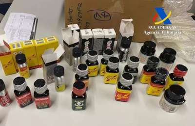 Shipment of illegal ‘poppers’ intercepted in Tenerife