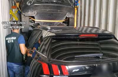 Stolen cars found hidden in shipping container at Las Palmas Port