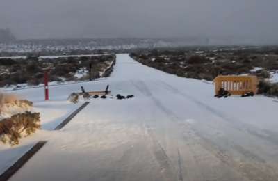 Hurricane force winds and first snowfall mark arrival of Storm Emilia in the Canary Islands