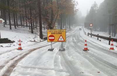Key roads remain closed in Gran Canaria, including access to Pico de las Nieves