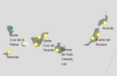Sun, rain and strong winds expected across the Canary Islands today