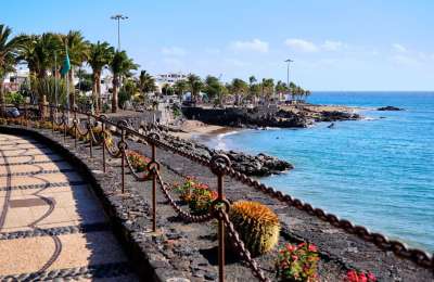 The longest seafront promenade in Europe is in the Canary Islands