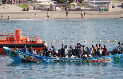 Boat with 43 migrants intercepted by Callao Salvaje in South Tenerife