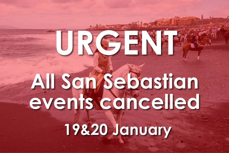 Adeje Town Hall cancels all San Sebastián festivities following Spanish railway accident
