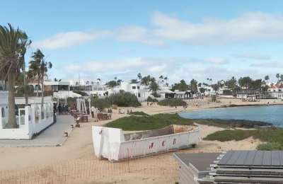 Corralejo Beach works trigger environmental complaints and disputes between business owners