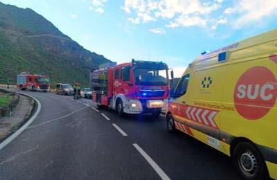 Two people injured after head-on crash in Santiago del Teide