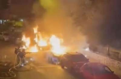 Adeje arsonist accused of setting fire to 14 cars is arrested