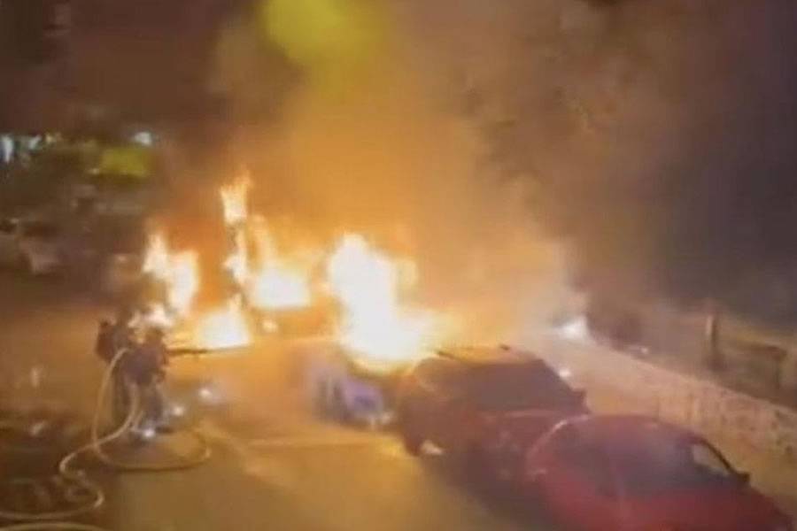 Adeje arsonist accused of setting fire to 14 cars is arrested