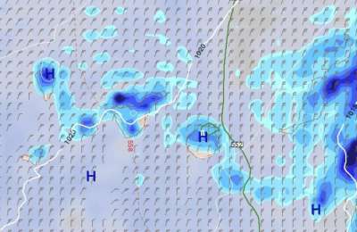 A change in weather with rain and drop in temperatures across the Canary Islands