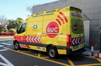 55-year-old cyclist seriously injured after being hit by a car in south Tenerife