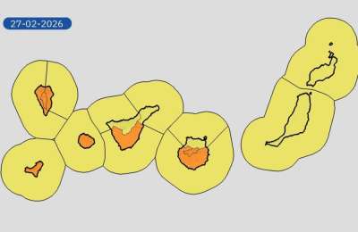 ‘Maximum Level’ Orange Alert for wind, calima and storms activated in the Canary Islands