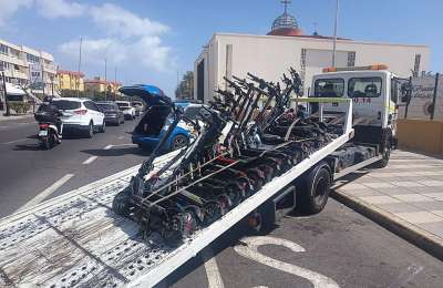 Crackdown on electric scooters in Maspalomas