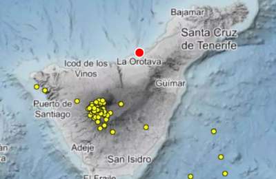 2.3 magnitude earthquake recorded in north Tenerife