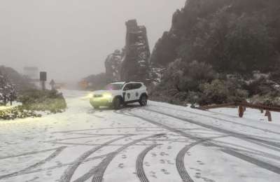 Tenerife records coldest temperature in Spain with snow on Teide