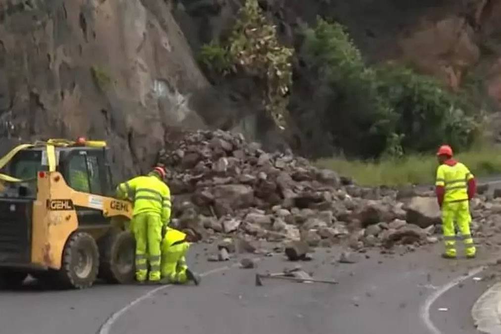 The TF-42 in Garachico has reopened after the landslide caused by Storm Therese