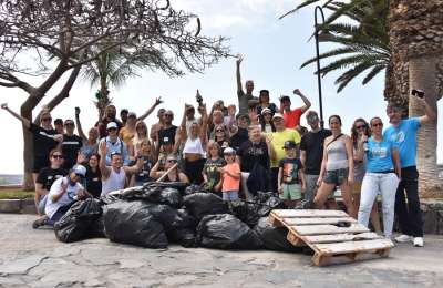 200kg of rubbish cleared in Playa San Juan beach clean-up