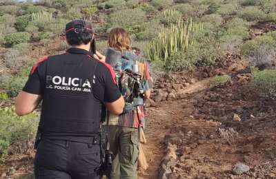 Illegal campers caught and fined in Costa Adeje