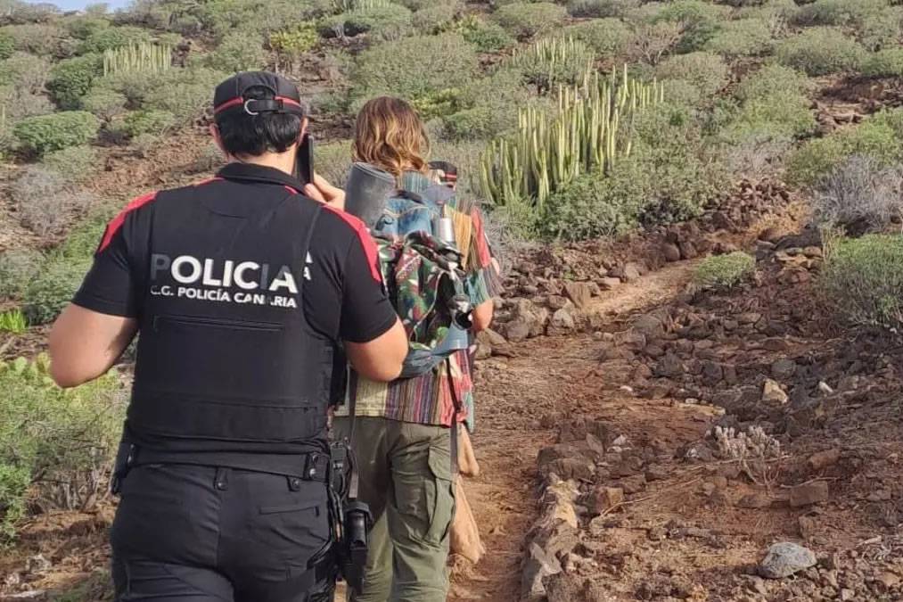 Illegal campers caught and fined in Costa Adeje