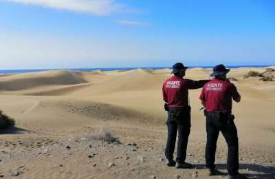 Patrols increased at the Maspalomas Dunes for Easter 