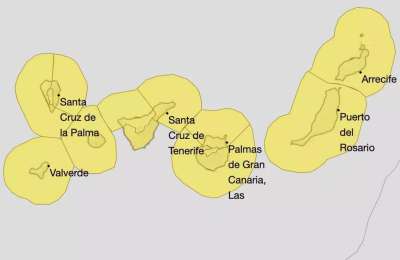 Weather Warnings Activated Across All Canary Islands