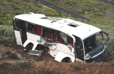 Health officials confirm that the coach driver in the La Gomera accident is the most seriously injured