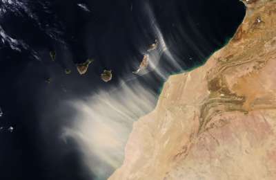 Weather warning for calima and high temperatures in the Canary Islands