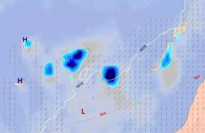Rain returning to the Canary Islands as the Calima clears 