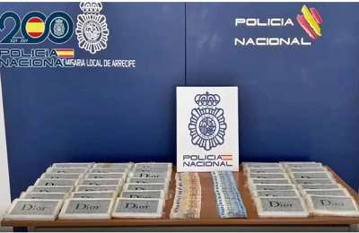 Five arrested with 21.5 kilos of cocaine in a car in Lanzarote