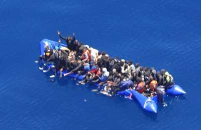 55 migrants rescued from sinking boat near Lanzarote