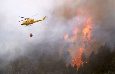 Pre-alert activated for forest fires in Tenerife and Gran Canaria