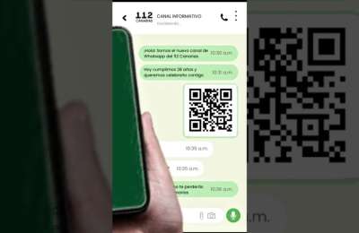112 Canarias launches WhatsApp service for emergency and weather alerts