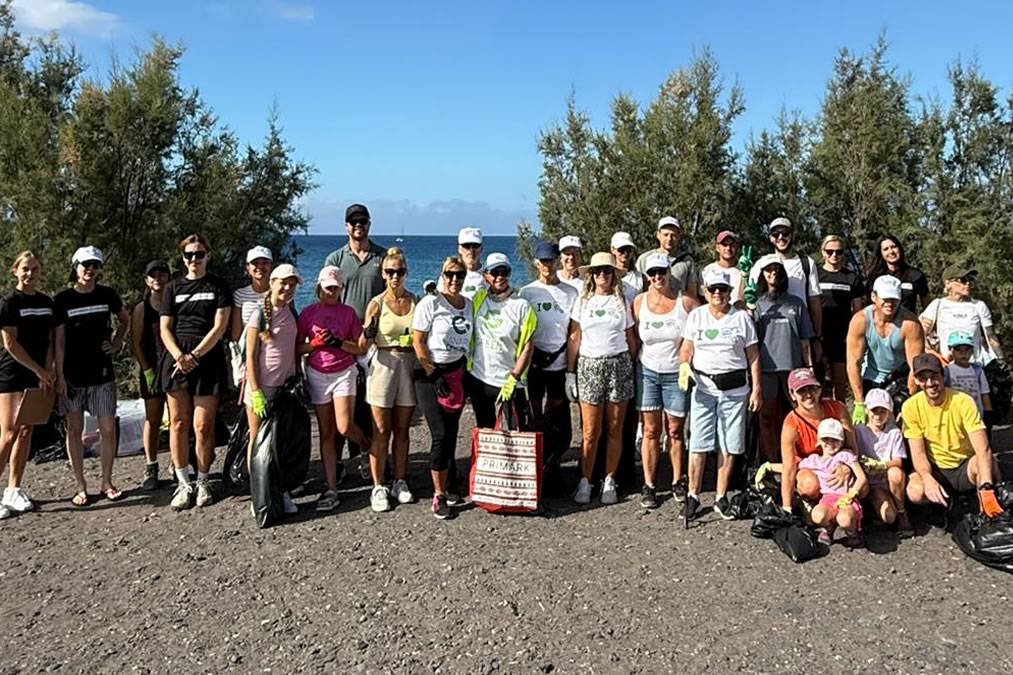 Canary Green remove more than 500kg of waste during Las Galletas beach clean-up