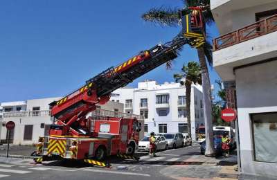 Strong winds cause several incidents in Lanzarote