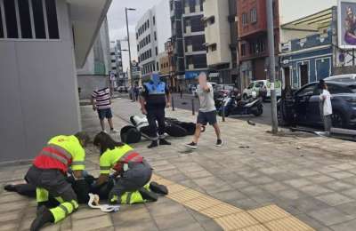 Motorcyclist seriously injured after collision in Gran Canaria